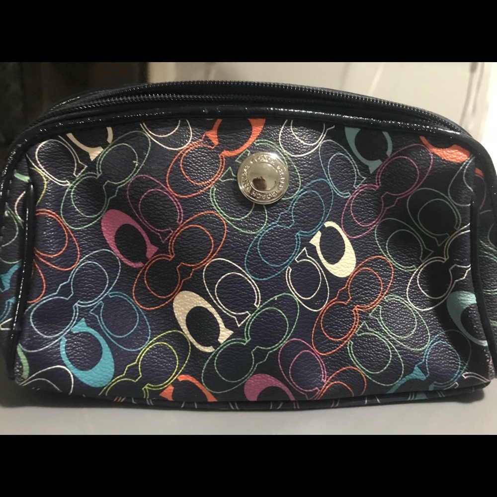 Coach makeup bag
